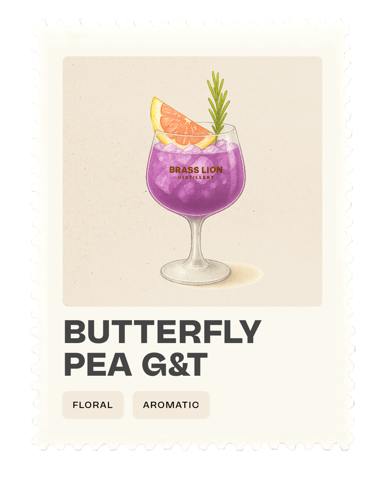 Butterfly Pea Gin & Tonic