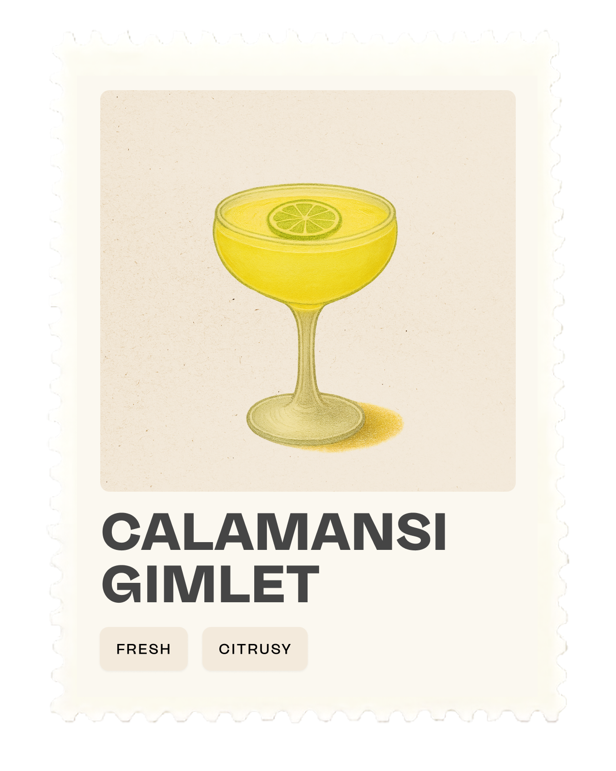 Calamansi Gimlet
