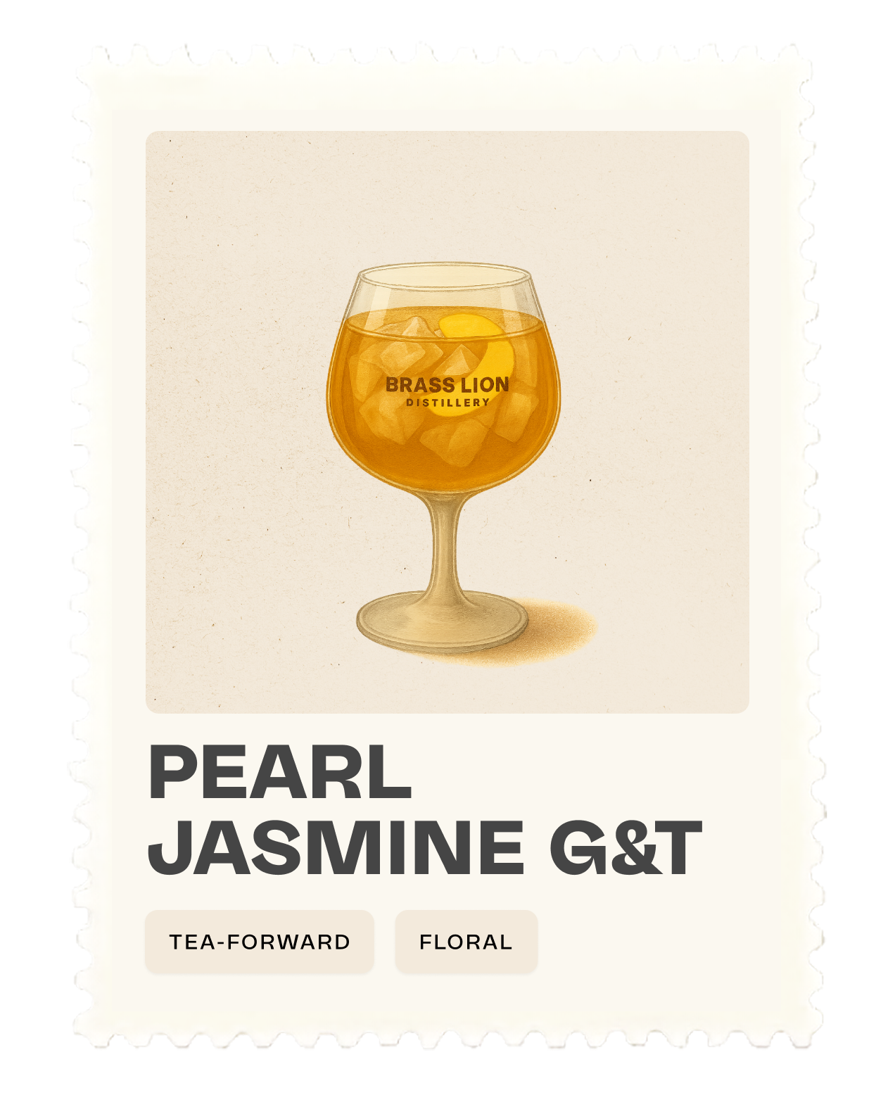 Pearl Jasmine Gin & Tonic