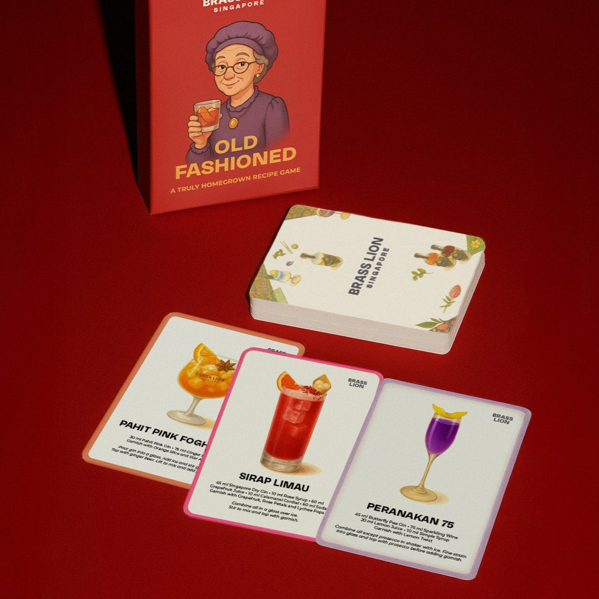 Old Fashioned Recipe Card Game