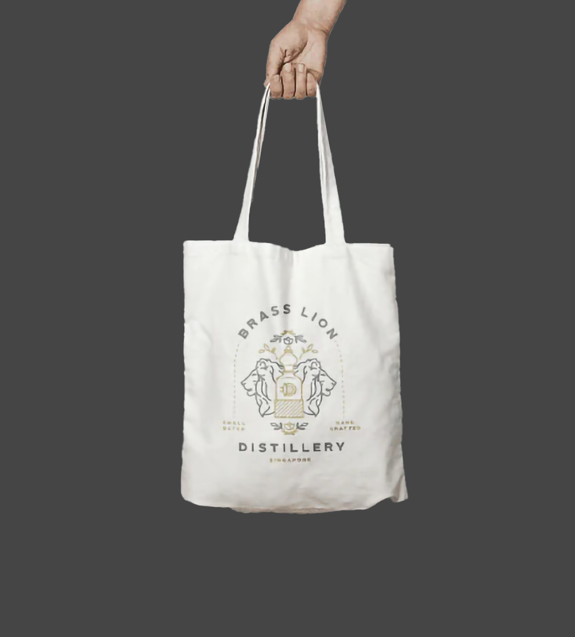 Brass Lion Tote Bag